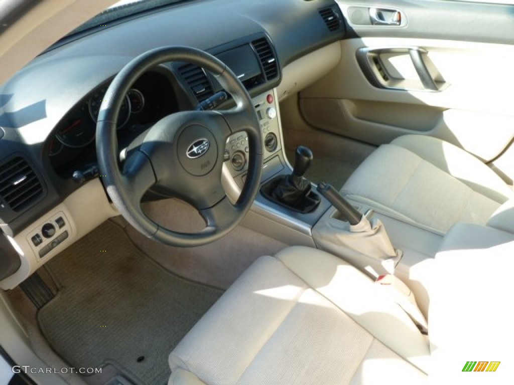 Ivory Interior 2007 Subaru Legacy 2.5i Wagon Photo #59519268