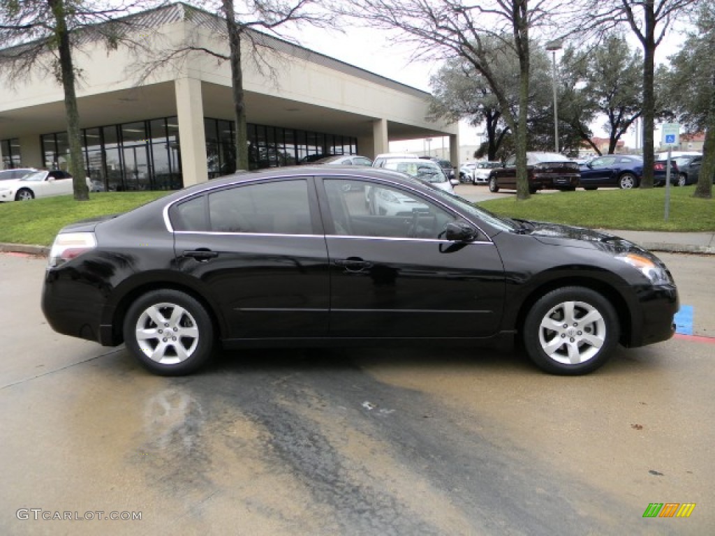 2009 Altima 2.5 SL - Super Black / Blond photo #3