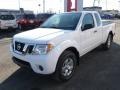 2012 Avalanche White Nissan Frontier SV V6 King Cab 4x4  photo #3