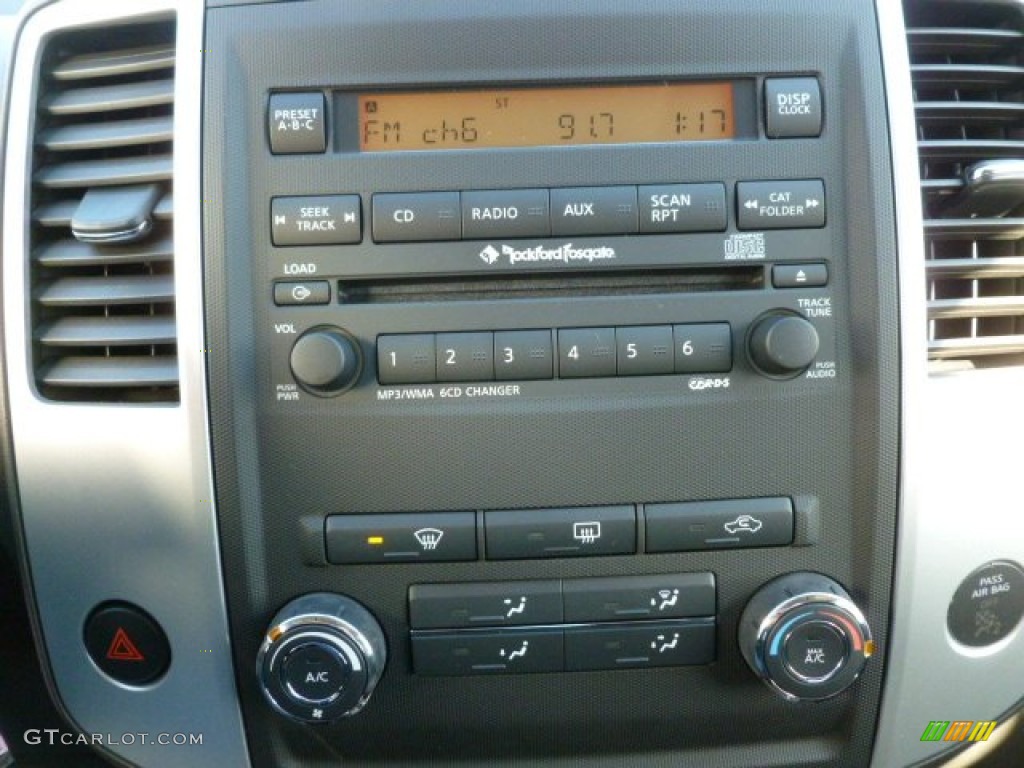 2012 Nissan Frontier Pro-4X Crew Cab 4x4 Audio System Photo #59520069