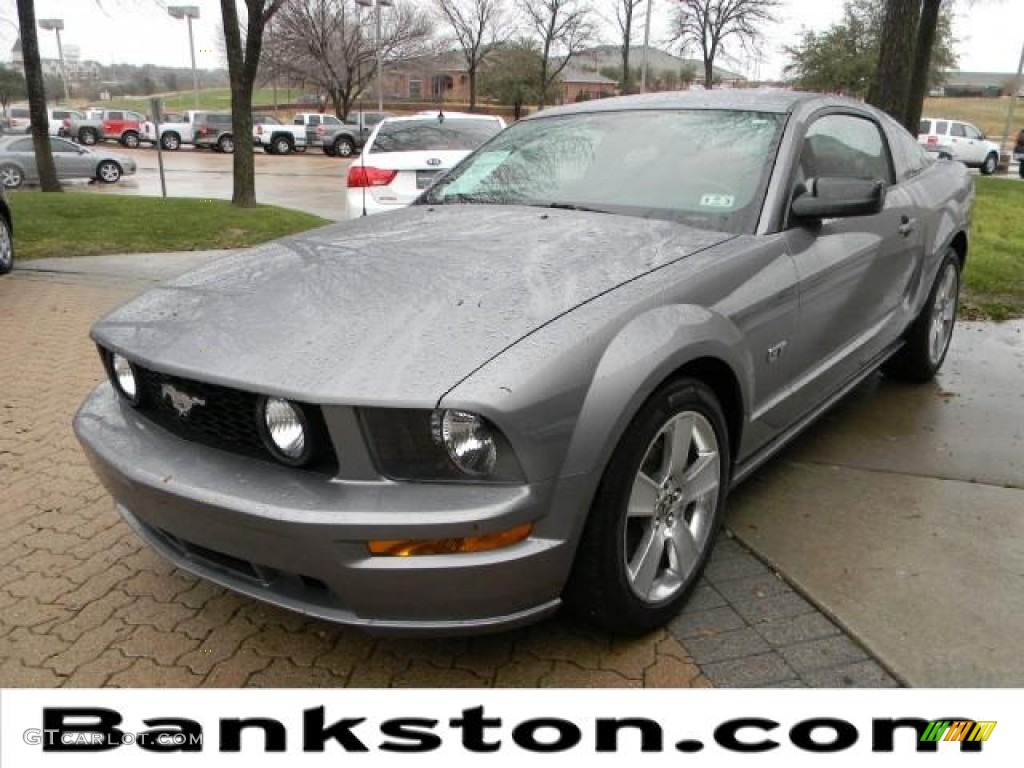 2006 Mustang GT Premium Coupe - Tungsten Grey Metallic / Red/Dark Charcoal photo #1