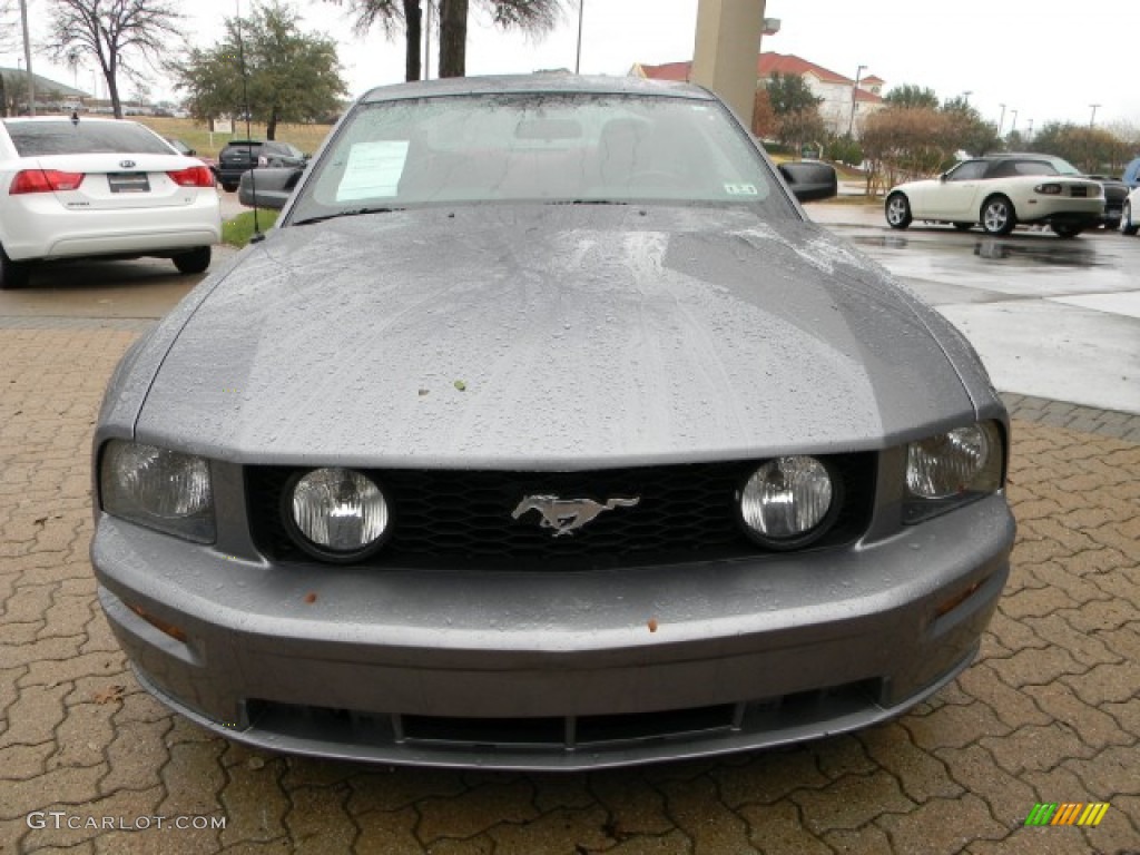 2006 Mustang GT Premium Coupe - Tungsten Grey Metallic / Red/Dark Charcoal photo #2