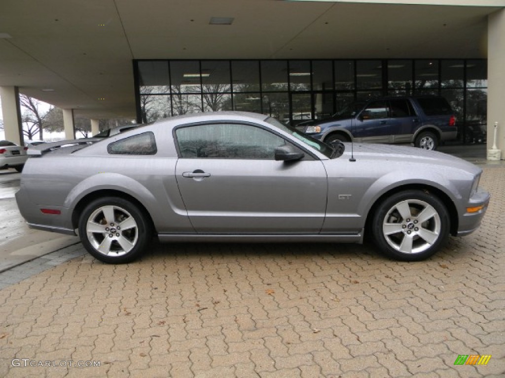 2006 Mustang GT Premium Coupe - Tungsten Grey Metallic / Red/Dark Charcoal photo #3