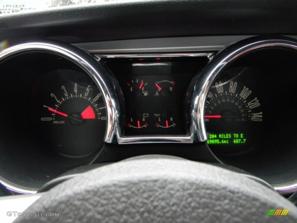 2006 Mustang GT Premium Coupe - Tungsten Grey Metallic / Red/Dark Charcoal photo #10