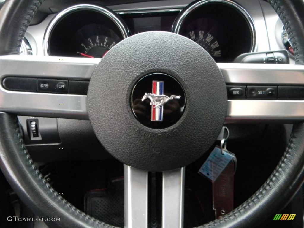 2006 Mustang GT Premium Coupe - Tungsten Grey Metallic / Red/Dark Charcoal photo #11