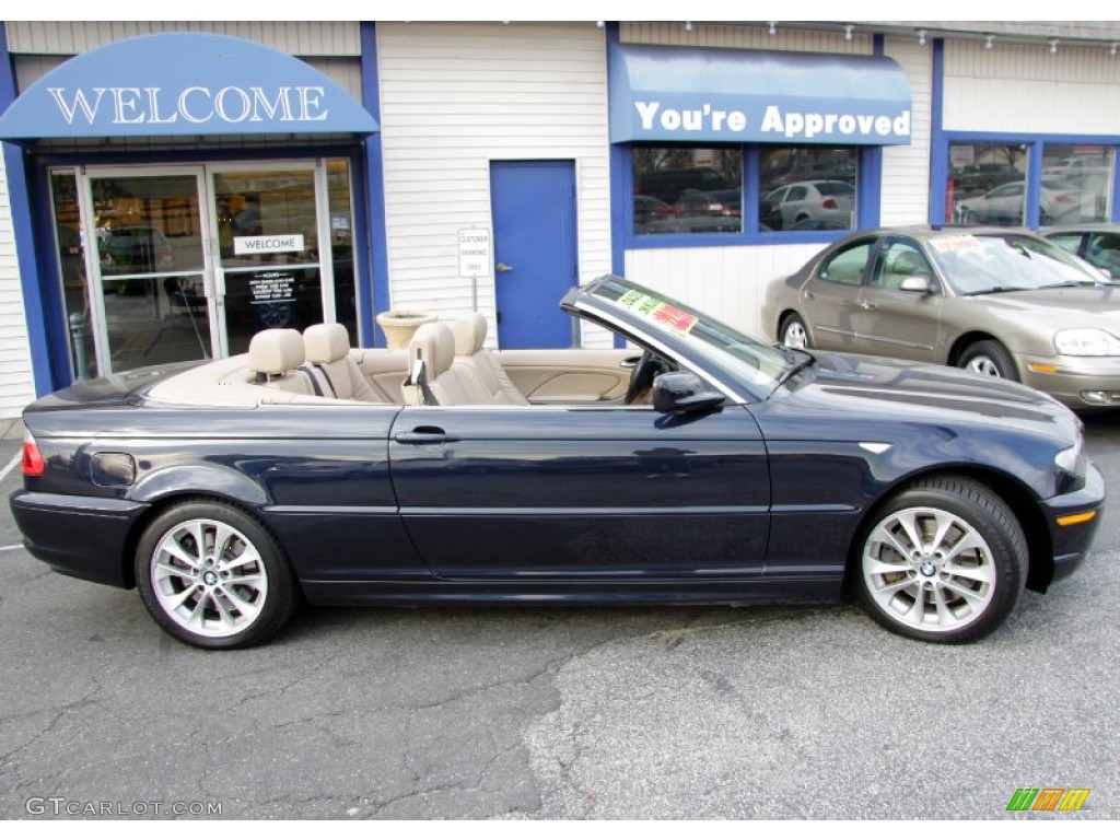 2006 3 Series 330i Convertible - Monaco Blue Metallic / Sand photo #4