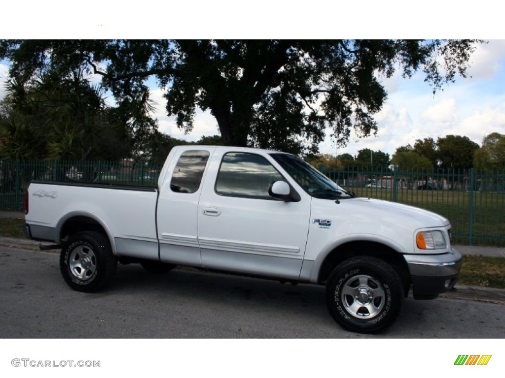 Oxford White 2001 Ford F150 XLT SuperCab 4x4 Exterior Photo #59521530