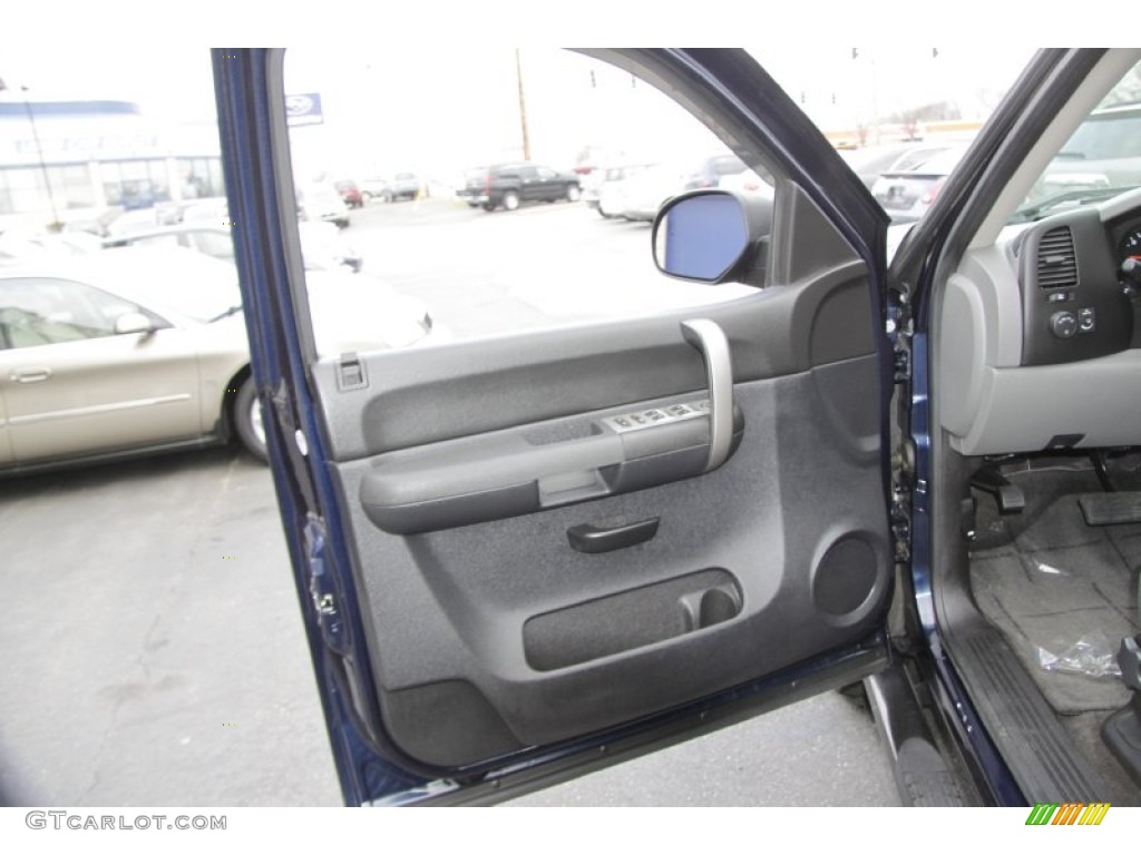 2009 Silverado 1500 LS Extended Cab 4x4 - Imperial Blue Metallic / Dark Titanium photo #15