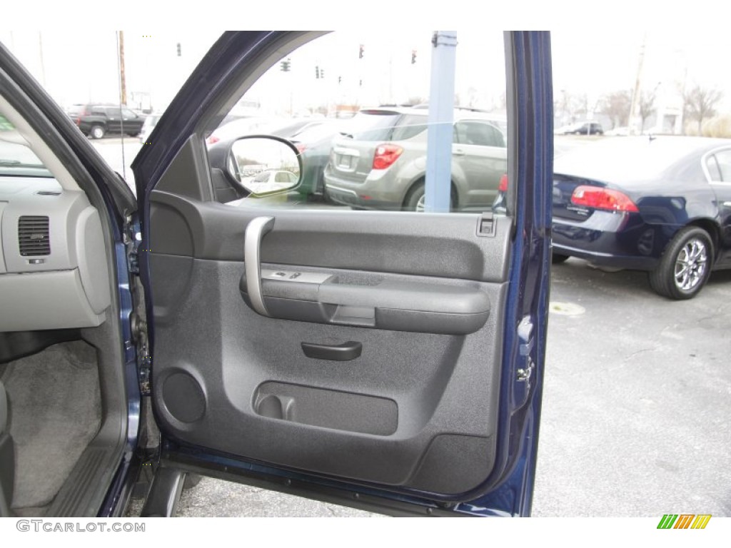 2009 Silverado 1500 LS Extended Cab 4x4 - Imperial Blue Metallic / Dark Titanium photo #16