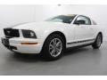 Performance White 2005 Ford Mustang V6 Premium Coupe