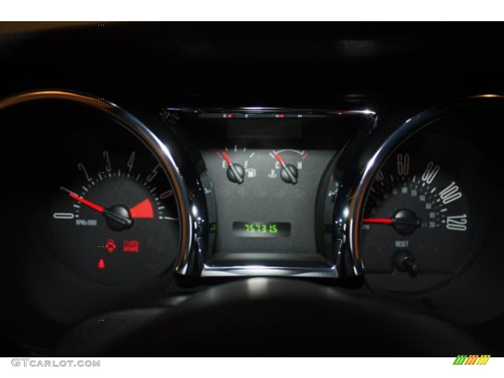 2005 Mustang V6 Premium Coupe - Performance White / Dark Charcoal photo #8