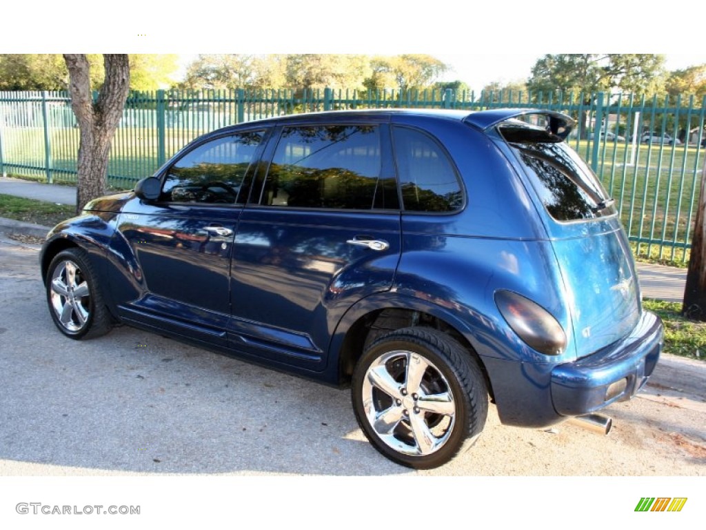 2004 PT Cruiser GT - Midnight Blue Pearlcoat / Dark Slate Gray photo #5