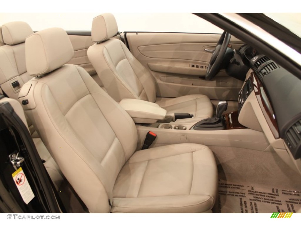 2008 1 Series 135i Convertible - Jet Black / Savanna Beige photo #14