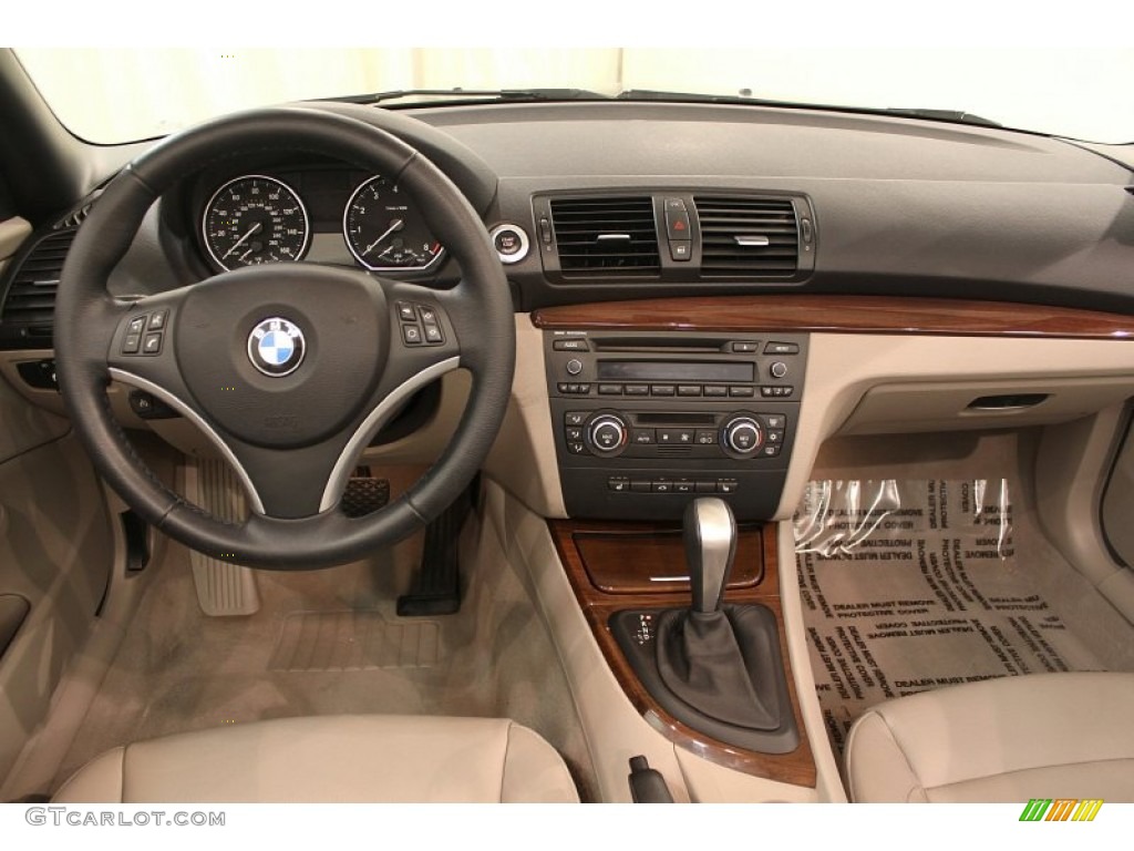 2008 1 Series 135i Convertible - Jet Black / Savanna Beige photo #17