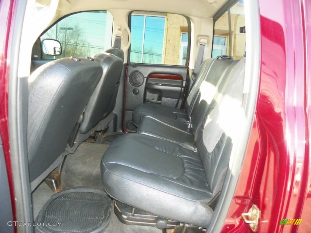 2003 Ram 2500 Laramie Quad Cab 4x4 - Dark Garnet Red Pearl / Dark Slate Gray photo #6