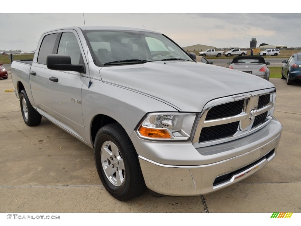 2009 Ram 1500 SLT Crew Cab - Brilliant Black Crystal Pearl / Dark Slate/Medium Graystone photo #9