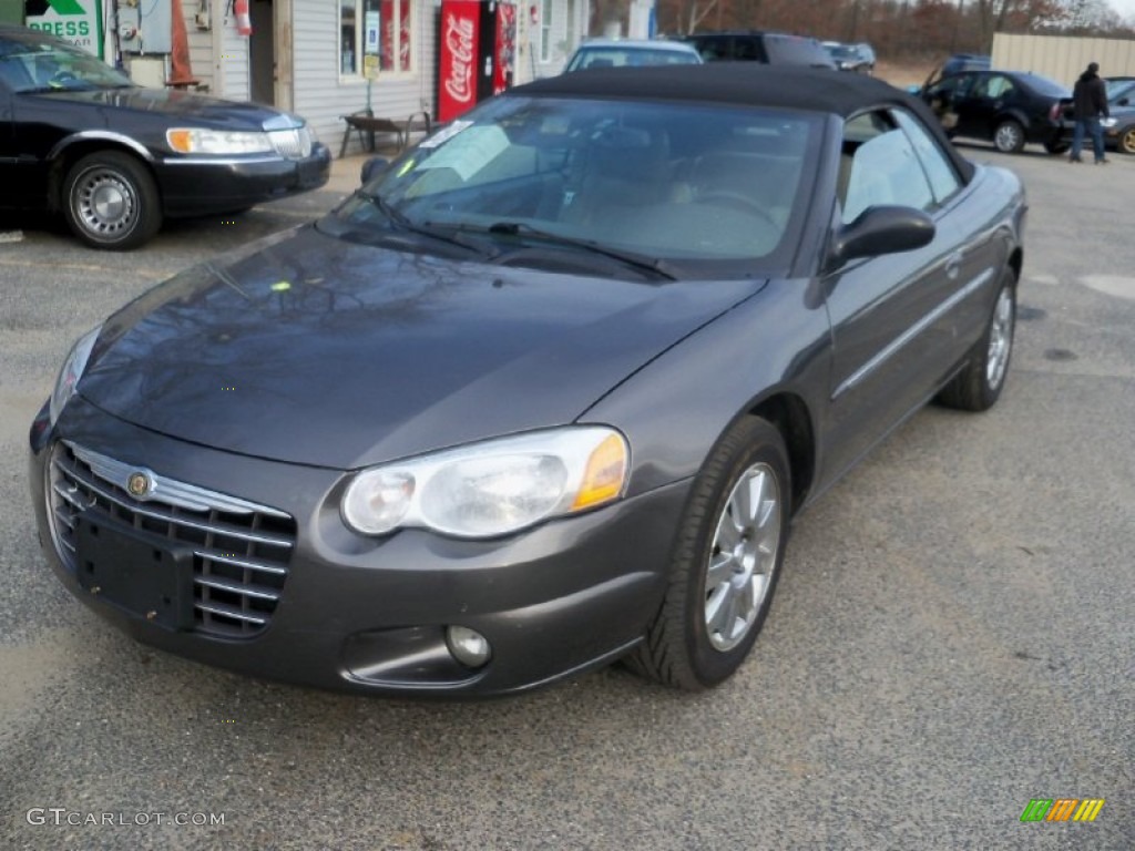 Graphite Metallic 2005 Chrysler Sebring Limited Convertible Exterior Photo #59525617