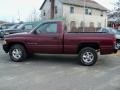 2001 Dark Garnet Red Pearl Dodge Ram 1500 ST Regular Cab  photo #8