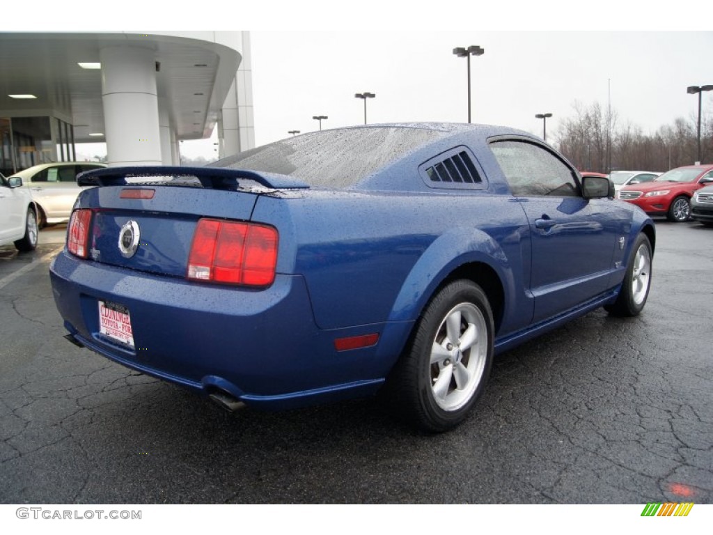 2009 Mustang GT Coupe - Vista Blue Metallic / Dark Charcoal photo #3