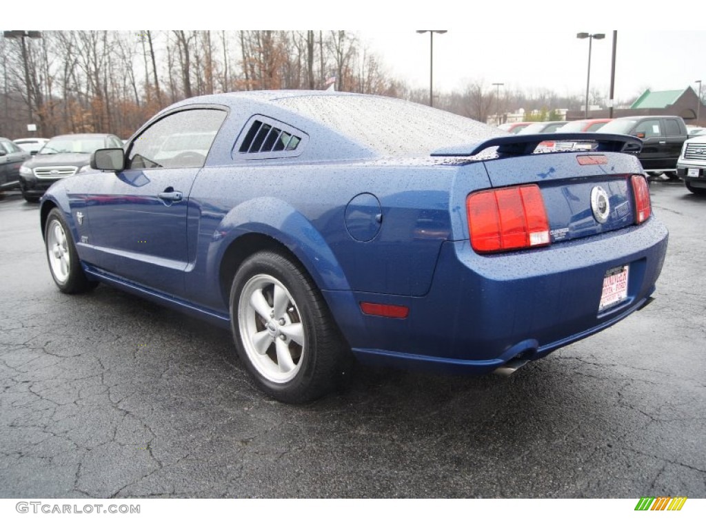 2009 Mustang GT Coupe - Vista Blue Metallic / Dark Charcoal photo #34