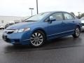 2009 Atomic Blue Metallic Honda Civic EX Sedan  photo #2