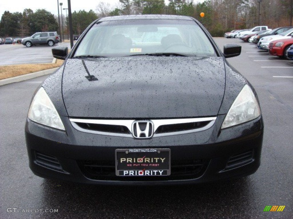2006 Accord EX-L Sedan - Nighthawk Black Pearl / Ivory photo #8