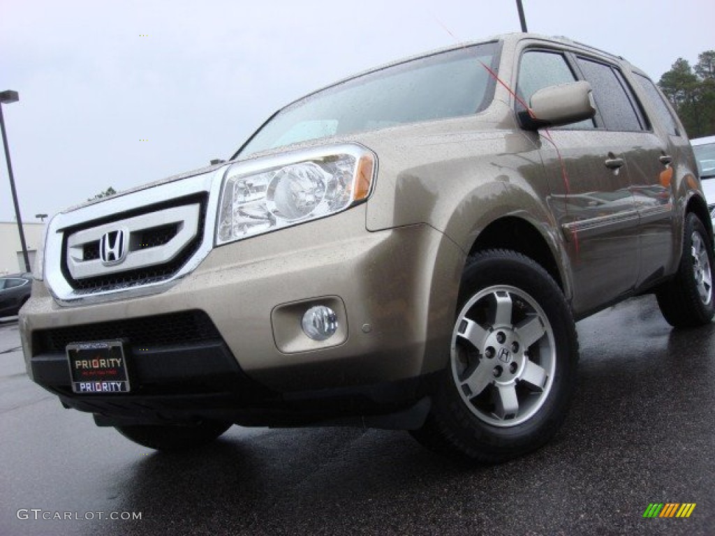 2010 Pilot Touring 4WD - Mocha Metallic / Beige photo #1