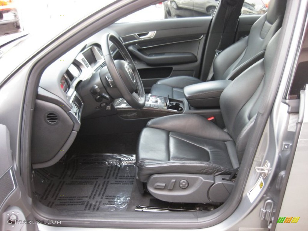 Black Interior 2007 Audi S6 5.2 quattro Sedan Photo #59527897