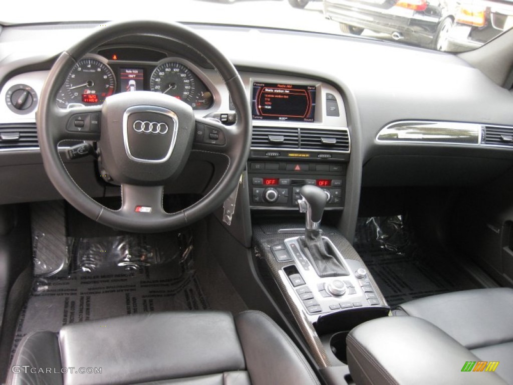 2007 S6 5.2 quattro Sedan - Quartz Grey Metallic / Black photo #21