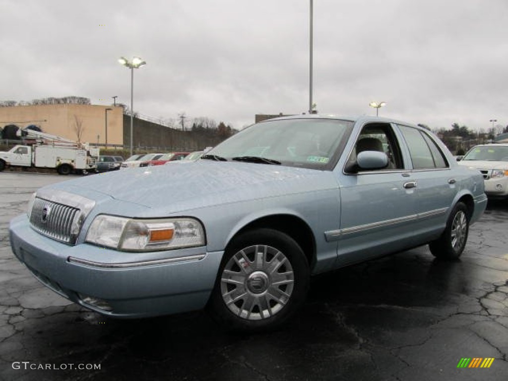 Light Ice Blue Metallic Mercury Grand Marquis