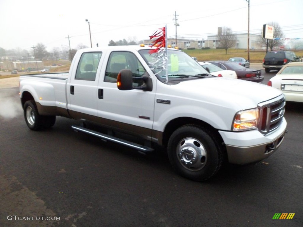Oxford White 2007 Ford F350 Super Duty XLT Crew Cab Dually Exterior Photo #59530006