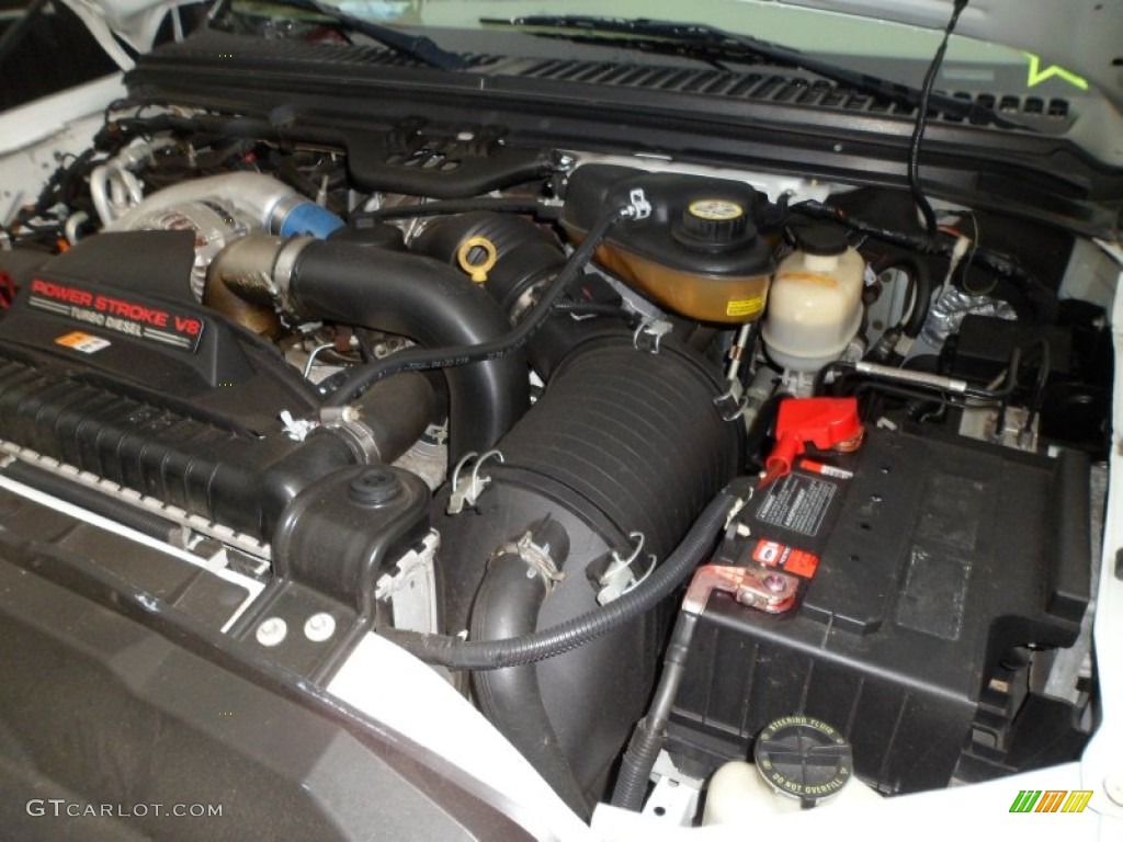2007 Ford F350 Super Duty XLT Crew Cab Dually Engine Photos