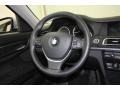 Black Nappa Leather 2009 BMW 7 Series 750i Sedan Steering Wheel