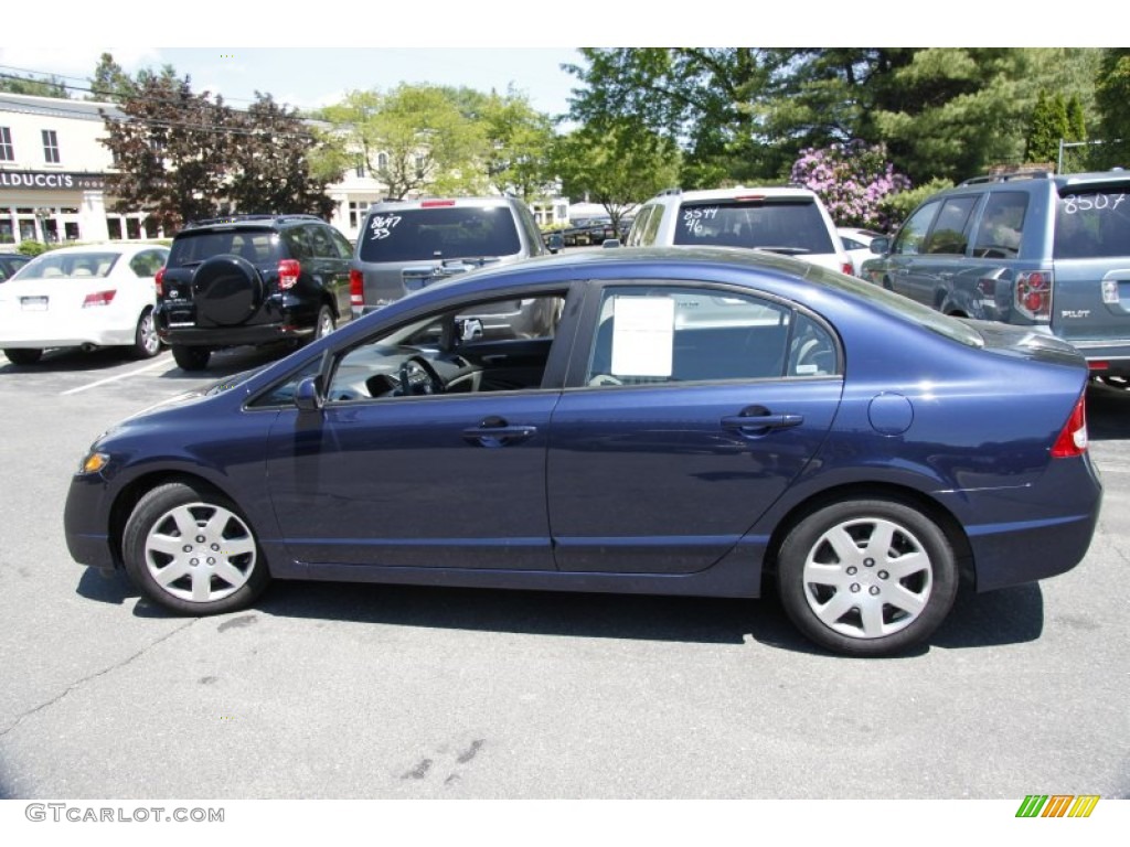 Royal Blue Pearl 2009 Honda Civic LX Sedan Exterior Photo #59531329