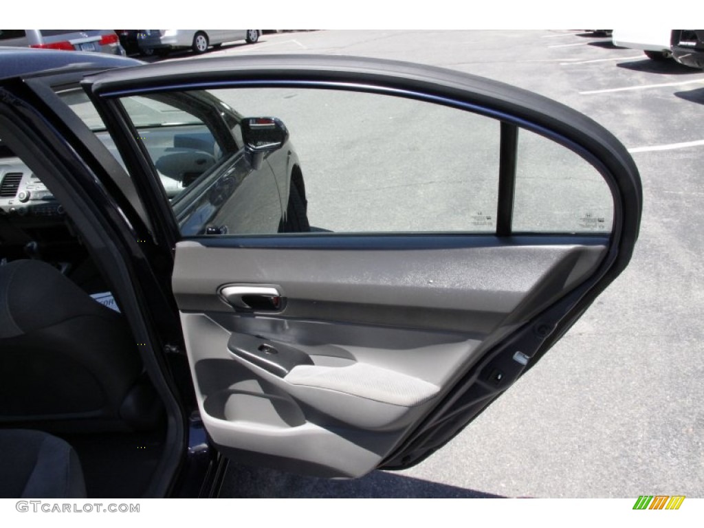 2009 Honda Civic LX Sedan Gray Door Panel Photo #59531459