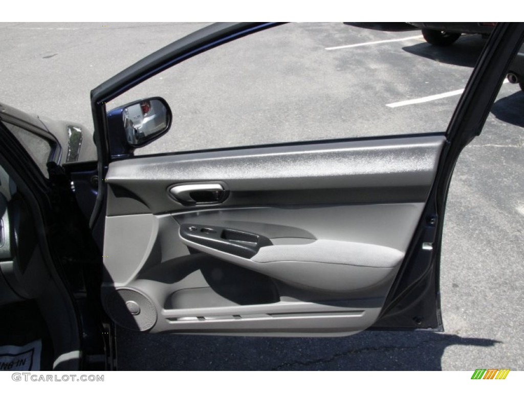 2009 Honda Civic LX Sedan Gray Door Panel Photo #59531468