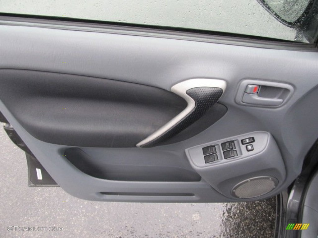 2003 Toyota RAV4 4WD Gray Door Panel Photo #59531495