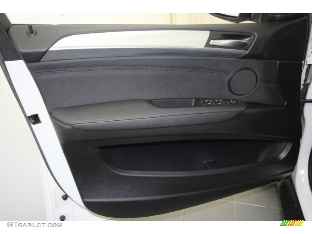 2011 BMW X6 xDrive35i Black Door Panel Photo #59532212