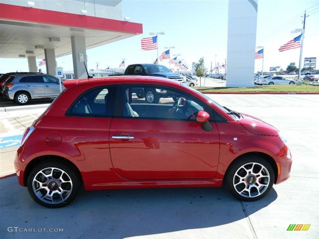 Rosso (Red) 2012 Fiat 500 Sport Exterior Photo #59532816