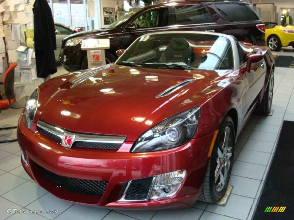 2009 Sky Red Line Ruby Red Special Edition Roadster - Ruby Red / Black photo #1