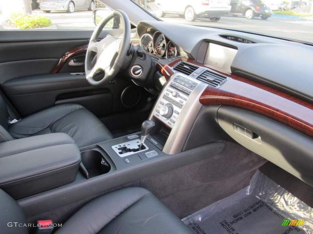 2007 Acura RL 3.5 AWD Sedan Ebony Dashboard Photo #59534596