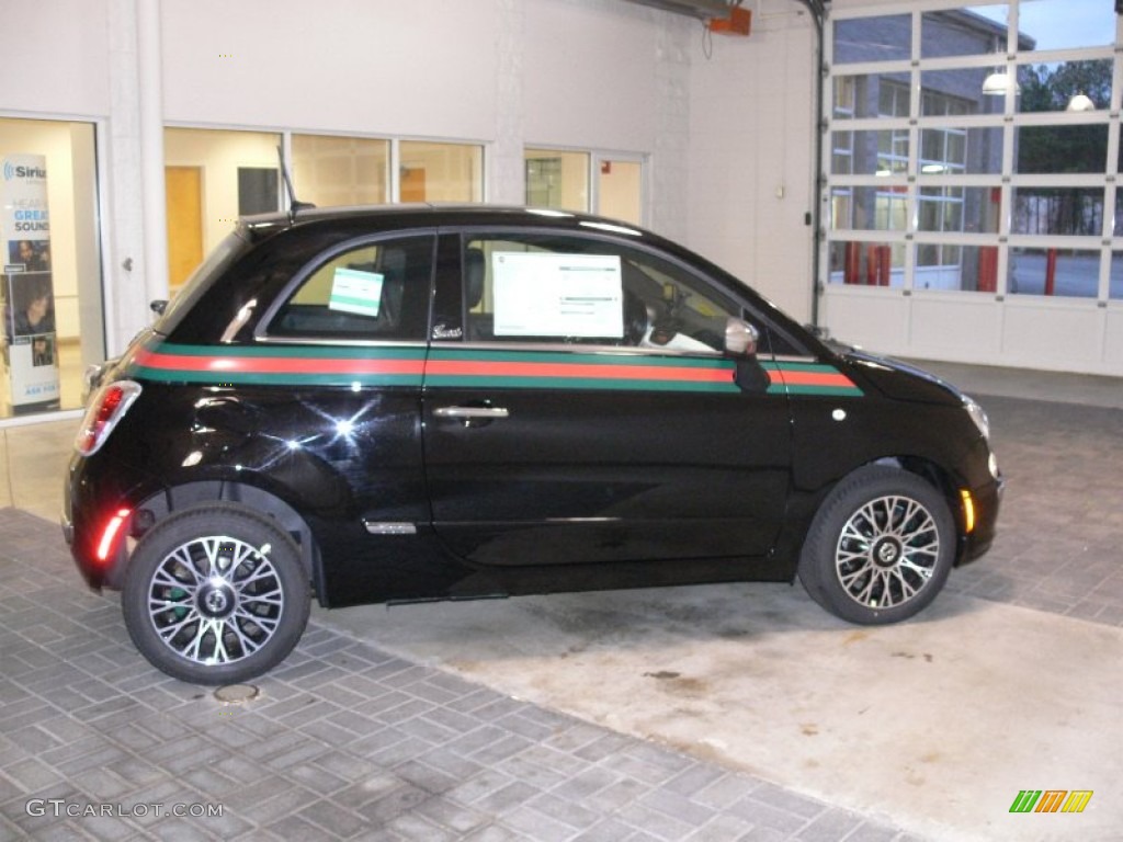 Gucci Nero (Black) 2012 Fiat 500 Gucci Exterior Photo #59534635