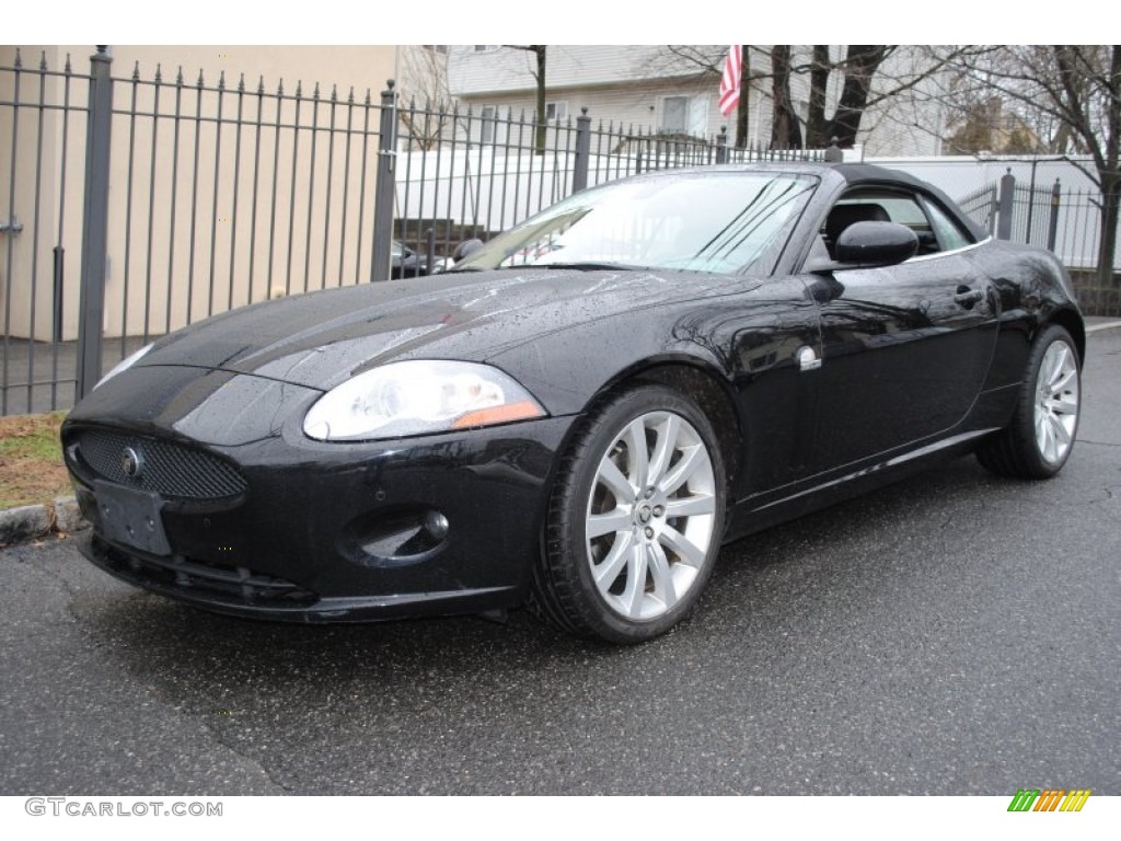 2009 XK XK8 Convertible - Ebony Black / Charcoal photo #1