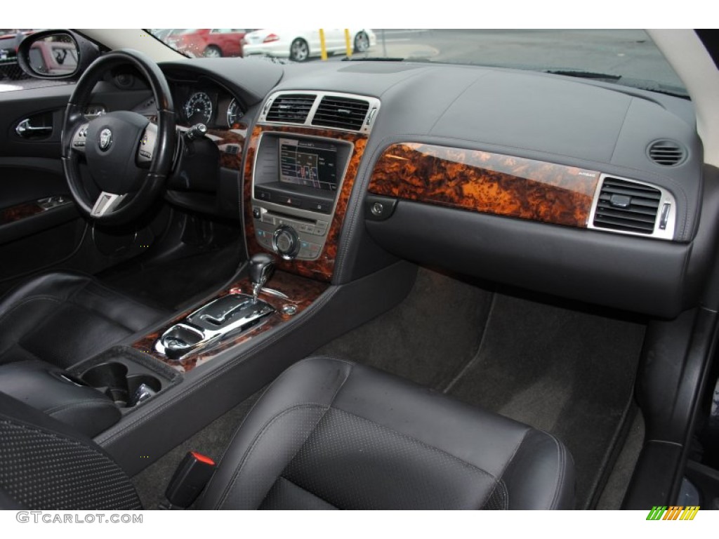 2009 Jaguar XK XK8 Convertible Charcoal Dashboard Photo #59537062