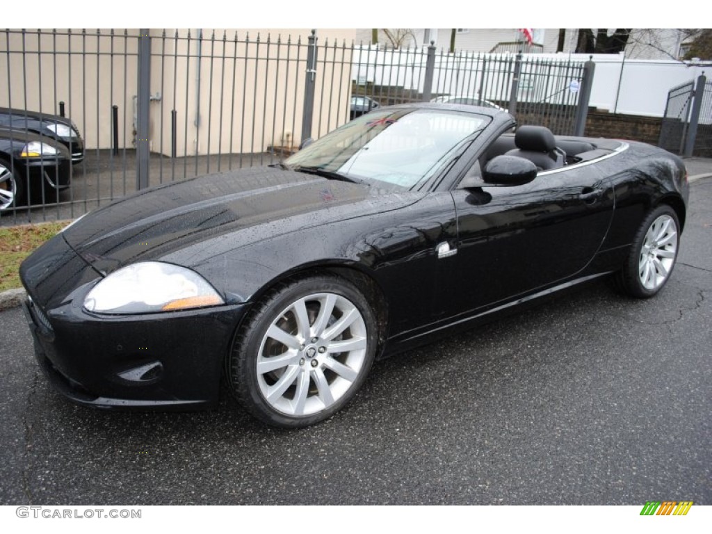 Ebony Black 2009 Jaguar XK XK8 Convertible Exterior Photo #59537194