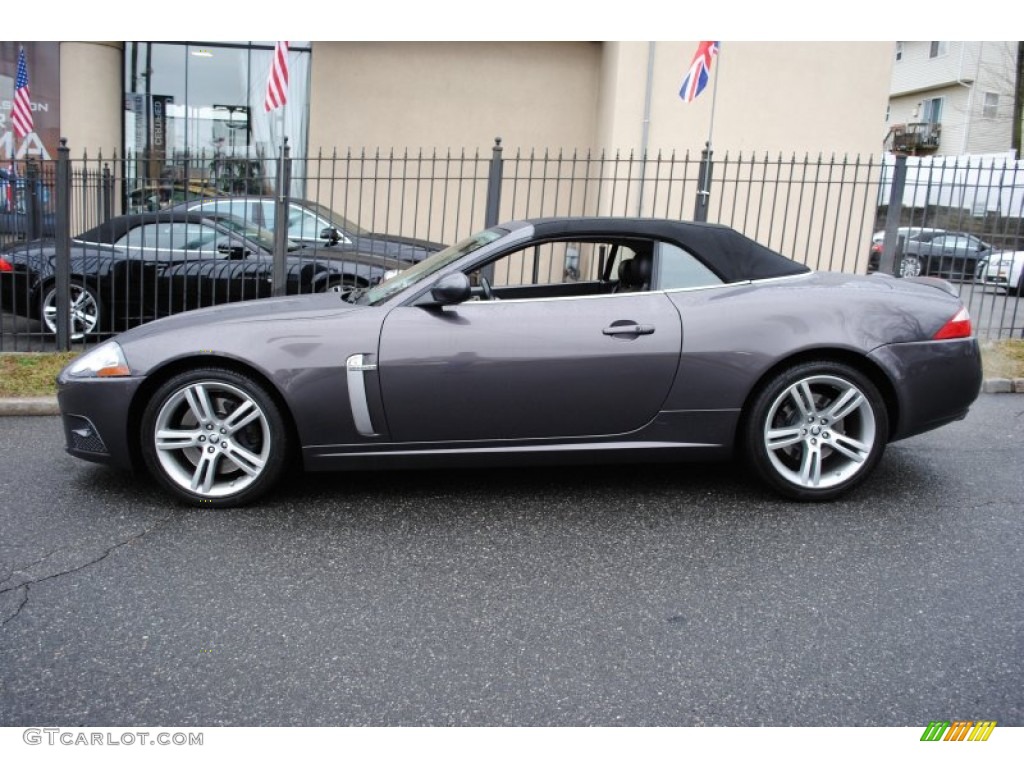 2008 XK XKR Convertible - Pearl Grey Metallic / Charcoal photo #3