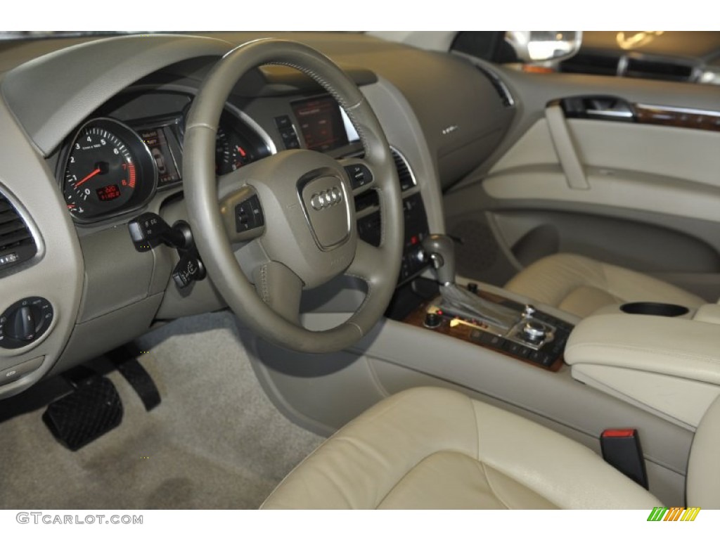 Cardamom Beige Interior 2007 Audi Q7 3.6 Premium quattro Photo #59537631