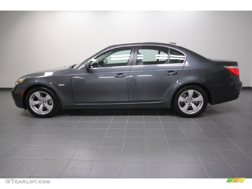 Platinum Grey Metallic 2008 BMW 5 Series 528i Sedan Exterior Photo #59538739