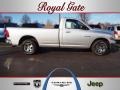 2010 Bright Silver Metallic Dodge Ram 1500 SLT Regular Cab 4x4  photo #1