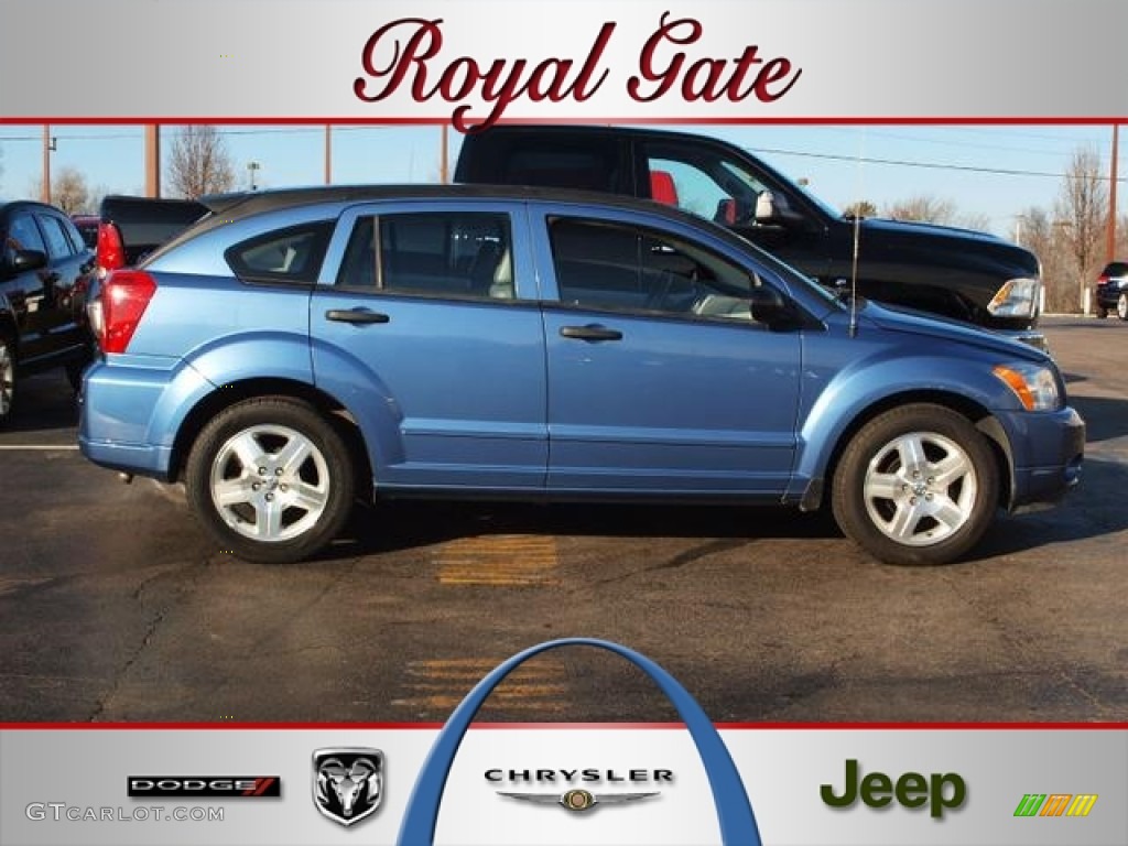 2007 Caliber SXT - Marine Blue Pearl / Pastel Slate Gray photo #1